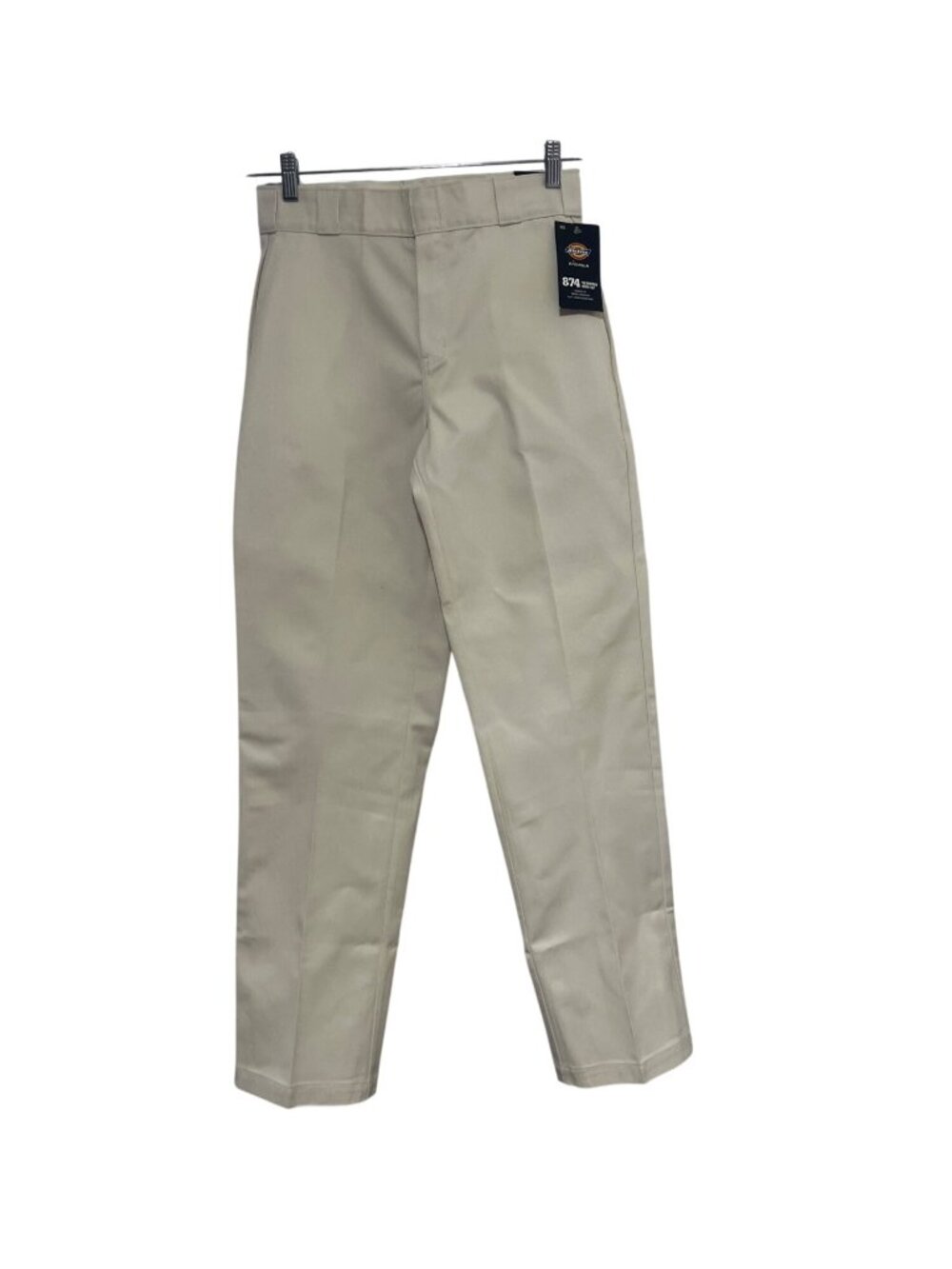 Dickies Womens 874 Original Fit Work Pants Beige Size 4R New Wrinkle Stain Resis